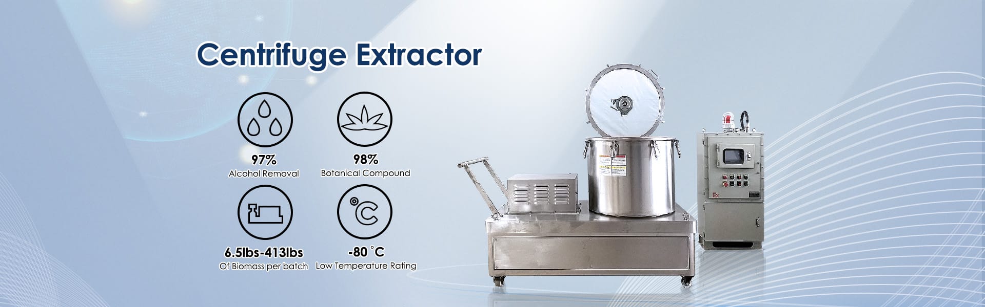 banner of centrifugal extractor