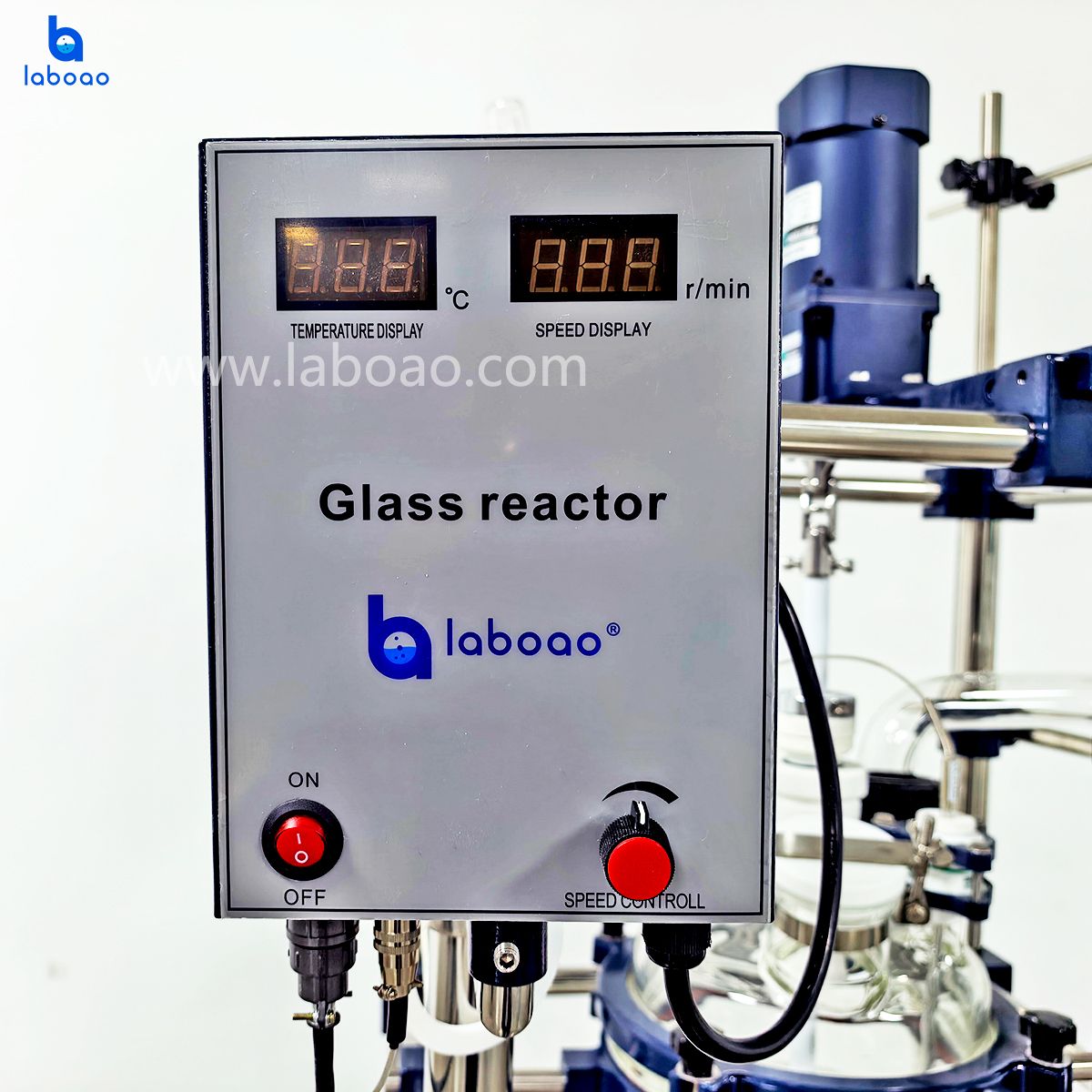 10-100L Three Layer Jacketed Glass Reactor