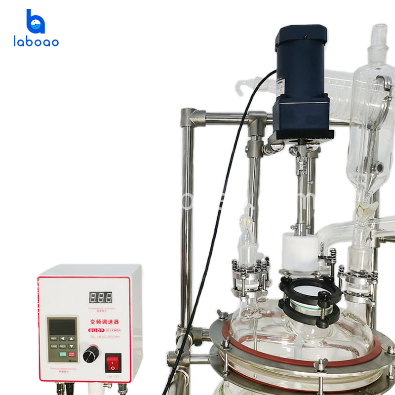 10-100L Three Layer Jacketed Glass Reactor