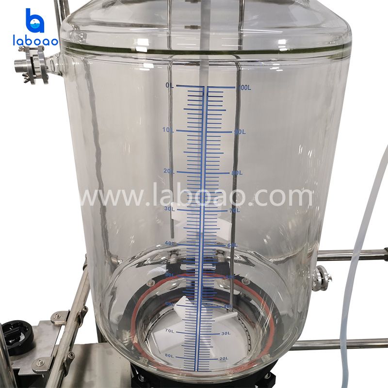 100L Crystallization Filter Jacketed Glass Reactor