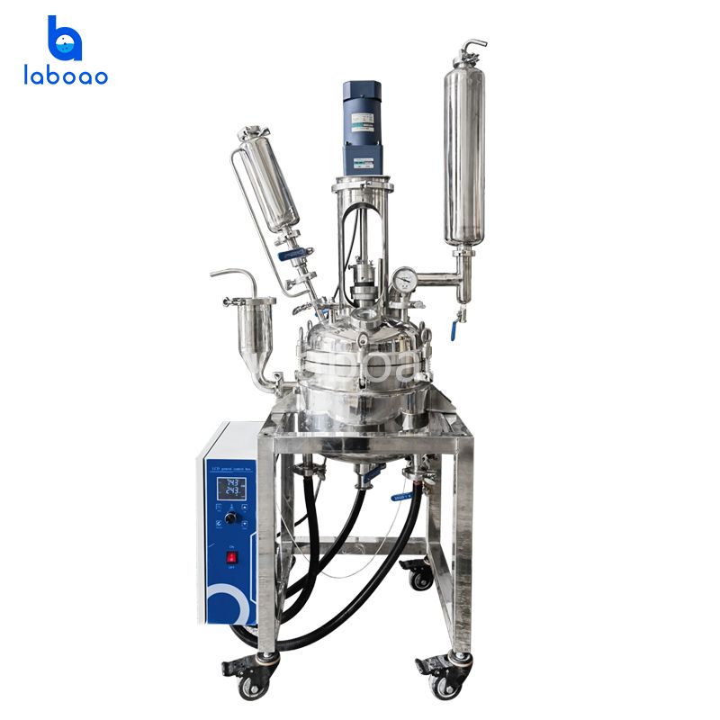 10L Jacketed Stainless Steel Chemical Reactor