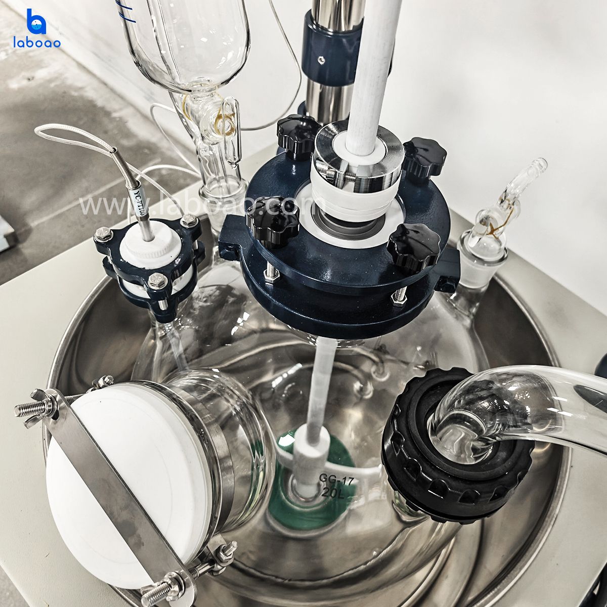20L Single Layer Glass Reactor