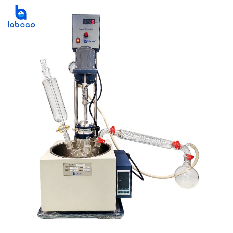 2L Single Layer Glass Reactor