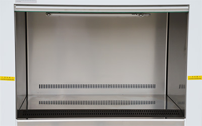30% Air Exhaust 70% Air Recirculation Biological Safety Cabinet detail - The operating area is made of 304 stainless steel. The back side and the side are integrally formed without welding and without leakage.