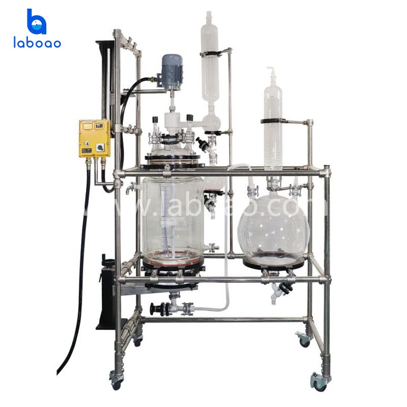 50L 80L Lab Crystallization Filter Reactor For CBD Isolate