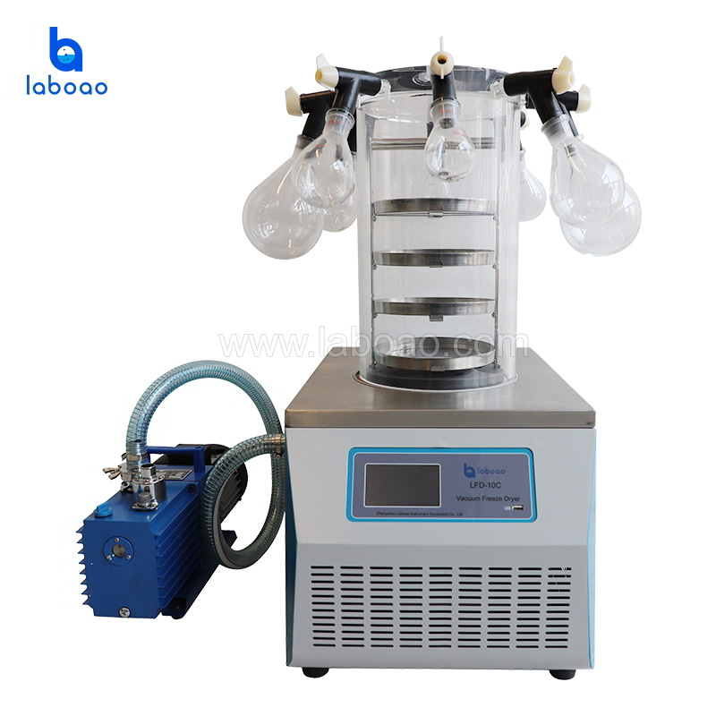 0.12㎡ Benchtop Manifold Lab Freeze Dryer  China 0.12㎡ Benchtop Manifold Lab  Freeze Dryer Manufacturer and Supplier - LABOAO