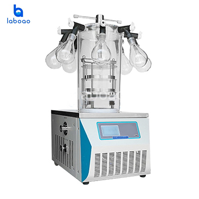 0 08 Benchtop Manifold Top Press Lab Freeze Dryer China 0 08