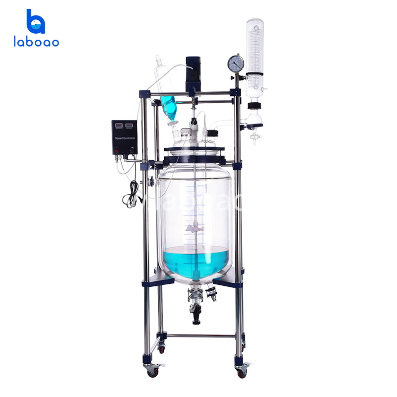 100L Jacketed Glass Reactor